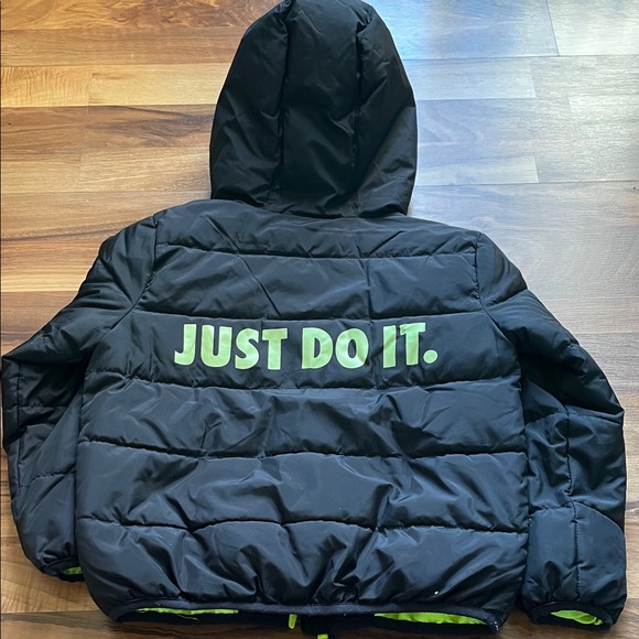 Nike Kids Jacket - Black and Neon Green - Picture 5 of 5